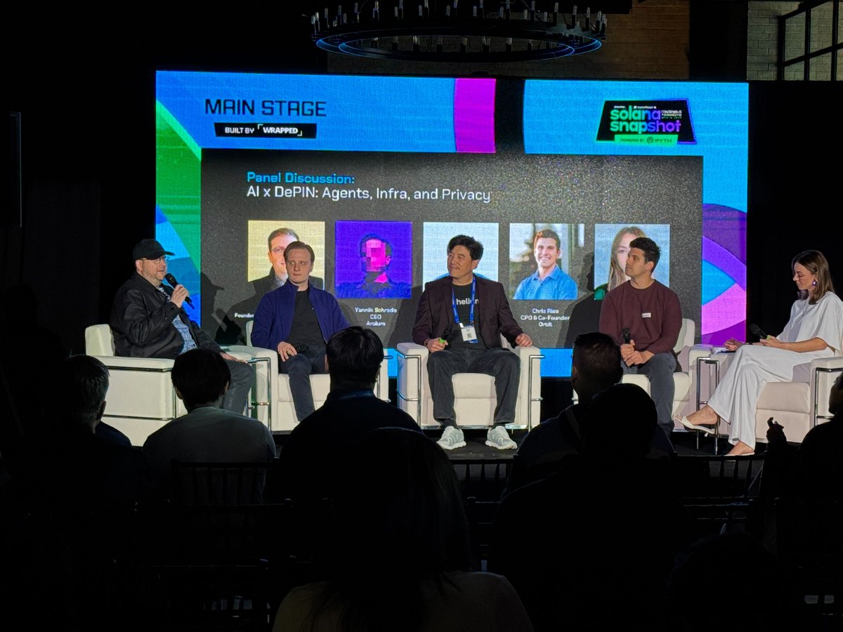 energy was electric at <a href="/Consensus2025/">Consensus 2025</a> by <a href="/CoinDesk/">CoinDesk</a>! COO <a href="/fmong/">frank🎈</a> dropped 🔥 insights across multiple panels, pushing the future of DePIN &amp; wireless networks. catch the highlights 👇