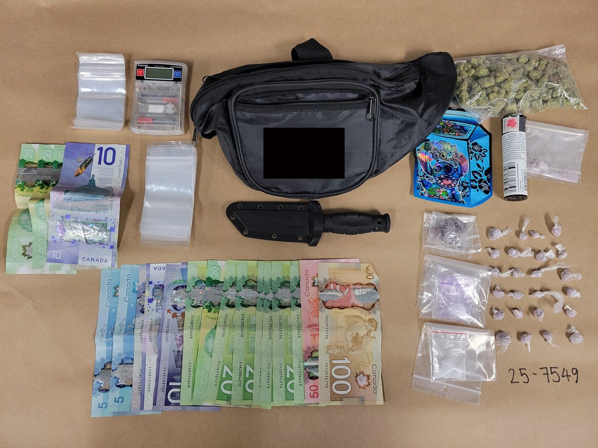 Our Street Crime Unit arrested two teens, aged 16 &amp; 17 at the time, after conducting a drug trafficking investigation. They were in possession of approximately 17 grams of purple fentanyl when arrested. Officers will be recommending that both youths be charged with Possession for