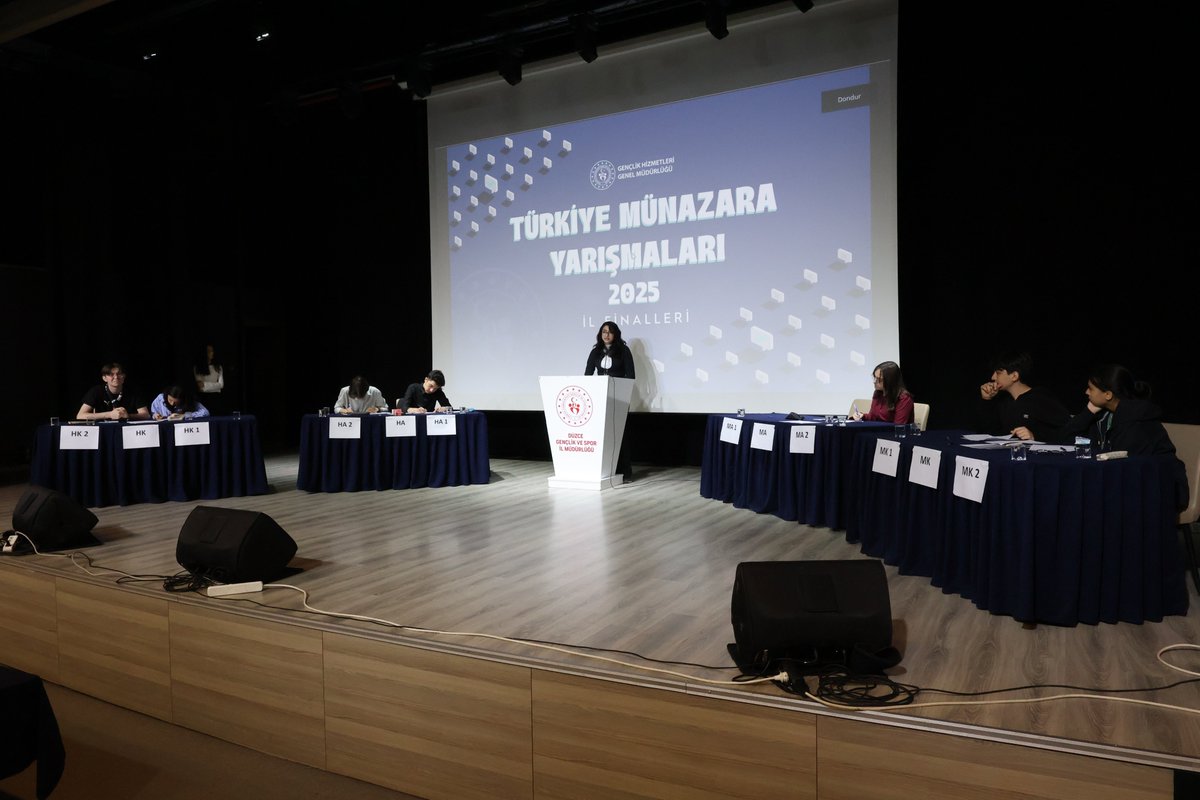 Düzce Gençlik Merkezi (@gsb_duzcegm) on Twitter photo Türkiye Münazara Yarışmaları İl Finalleri Lise Kategorisi İle Başladı.🏆
Yarışmaya katılan tüm takımlarımıza teşekkür ediyor ve bir üst tura yükselen takımlarımıza başarılar diliyoruz.😊
<a href="/OA_BAK/">Dr. Osman Aşkın Bak</a> <a href="/gencliksporbak/">Gençlik ve Spor Bakanlığı 🇹🇷</a> Türkiye Münazara Yarışmaları İl Finalleri Lise Kategorisi İle Başladı.🏆
Yarışmaya katılan tüm takımlarımıza teşekkür ediyor ve bir üst tura yükselen takımlarımıza başarılar diliyoruz.😊
<a href="/OA_BAK/">Dr. Osman Aşkın Bak</a> <a href="/gencliksporbak/">Gençlik ve Spor Bakanlığı 🇹🇷</a>