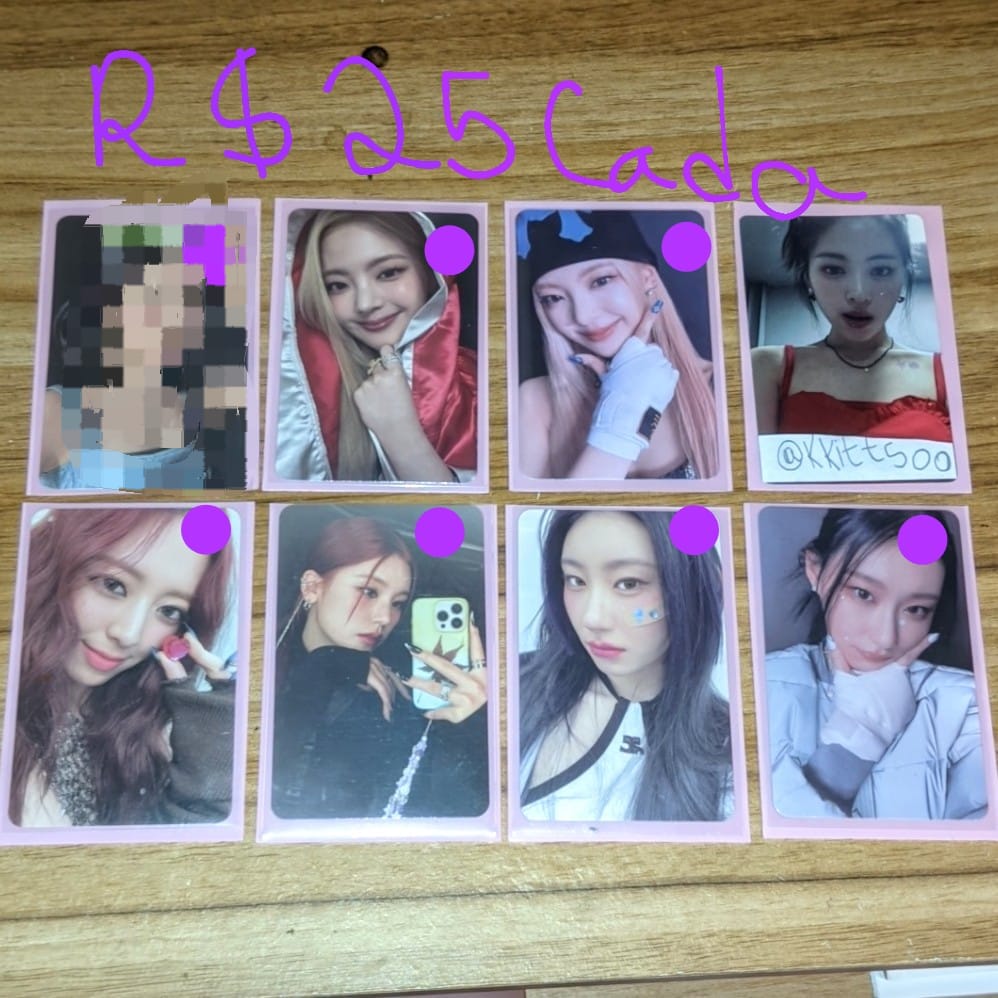 kkittsoo's tweet photo. VENDA/VENDO ITZY BLACKPINK &amp; BABYMONSTER 

Valores na imagem + 12,00 (10 de frete + 2 de embalagem) 

- feedbacks no fixado @kkittsoo 
- reservo apenas com 100% de certeza de compra  
- fotos e vídeos no pv https://t.co/kV60trYC0d