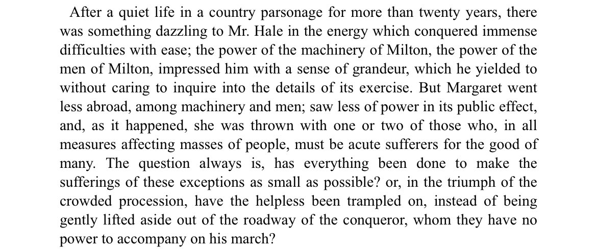 barelytolerabIe's tweet photo. Thinking about this passage. #thorntonthursday #northandsouth #gaskell https://t.co/3L5vzDzlgc