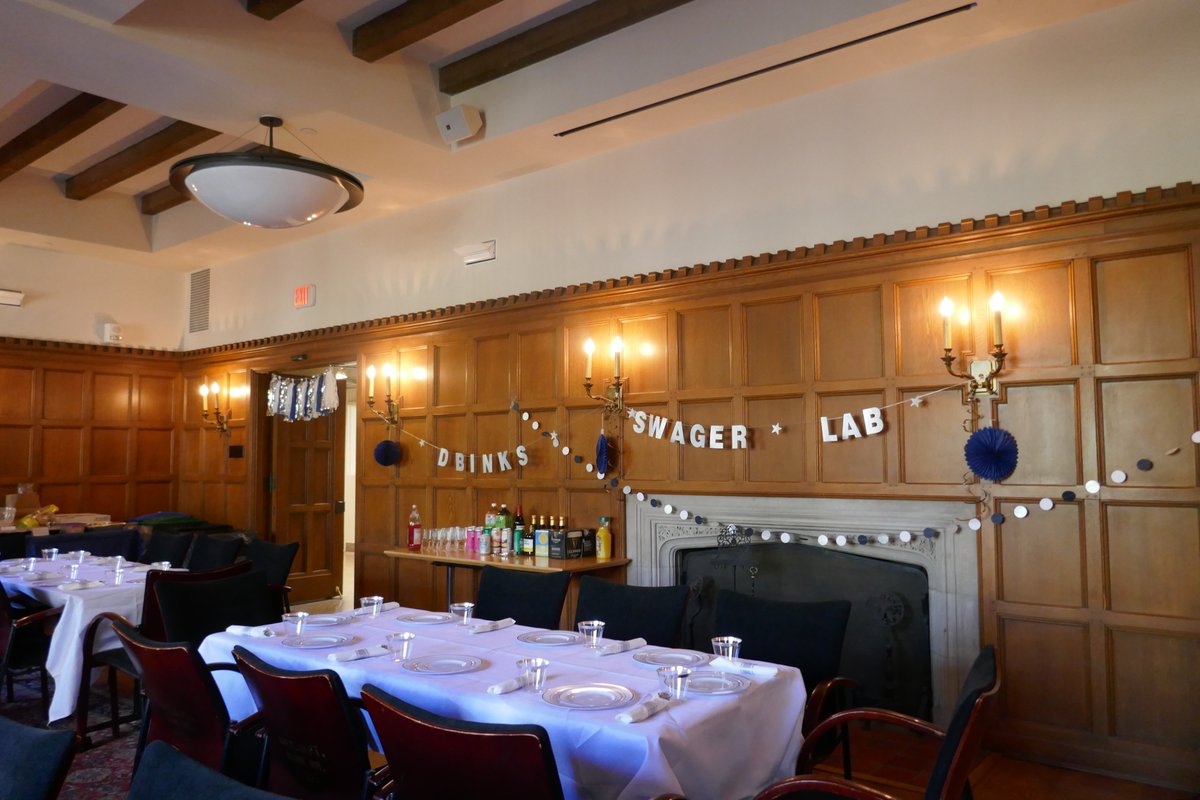 Swager Group (@swagergroup) on Twitter photo Group dinner yesterday in the historic Moore room with <a href="/ColletteGordon9/">Collette Gordon</a> as the main director of the organizing committee with the other superb third-year students, <a href="/ashton_rda/">ashton</a>, Thomas, and Zhewen! New group photo coming to you soon ;) Stay tuned! Group dinner yesterday in the historic Moore room with <a href="/ColletteGordon9/">Collette Gordon</a> as the main director of the organizing committee with the other superb third-year students, <a href="/ashton_rda/">ashton</a>, Thomas, and Zhewen! New group photo coming to you soon ;) Stay tuned!