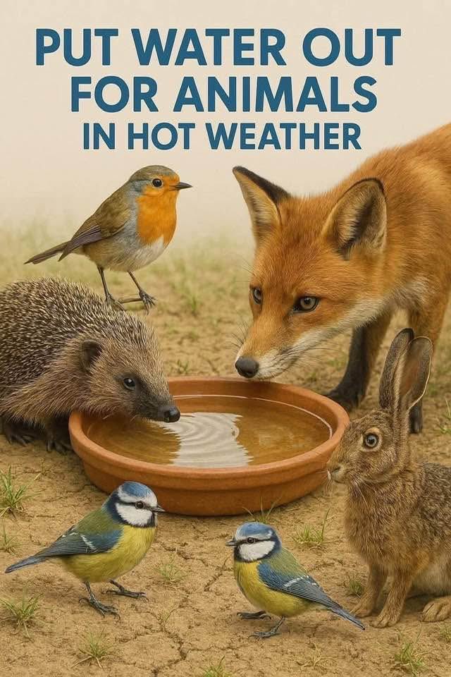 Remember wildlife needs water too