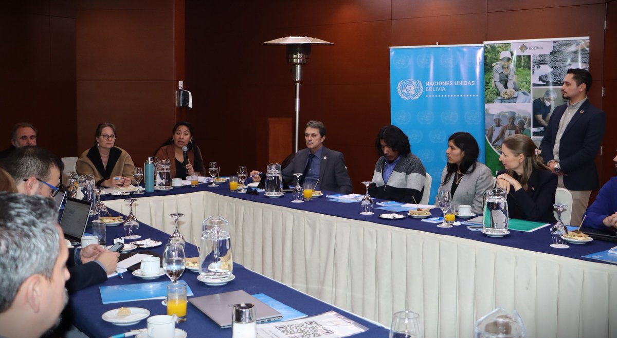 ONUBolivia's tweet photo. 1/2 ONU🇧🇴, rep. de países financiadores, coop. internacional y Gobierno dialogaron sobre el programa conjunto #AMAS1 para visibilizar su potencial transformador en la Amazonía y su aporte a la Hoja de Ruta Nal. de Sistemas Alimentarios identificando oportunidades de colaboración https://t.co/mNBpOucoXW