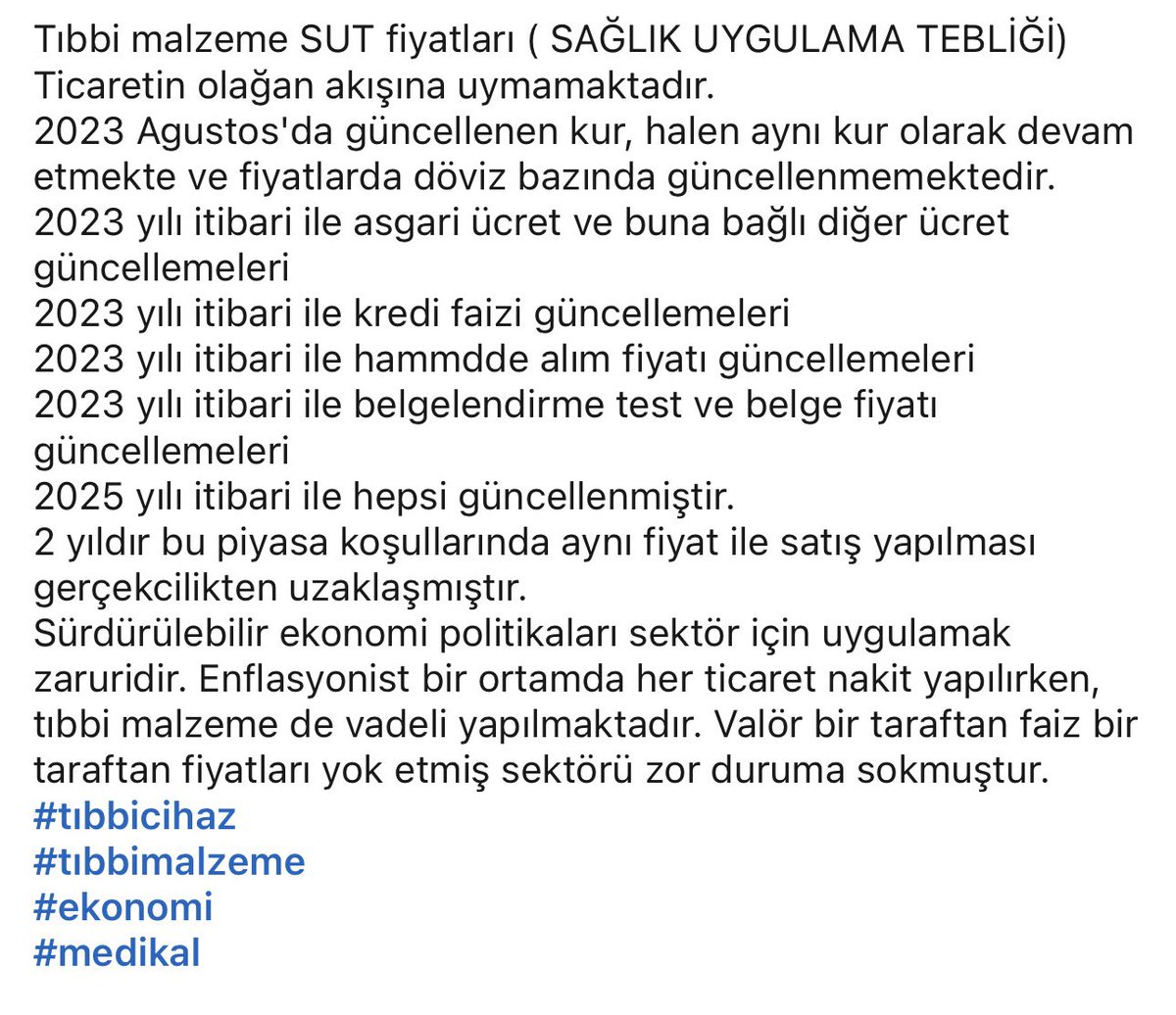 Üreterek büyümeliyiz, üretim için sektör desteklenmelidir. Yüksek katma değerli ürünler üreterek ihracatı yükseltebilir ve cari açığa katkı sağlayabiliriz.
Milli üretime destek zorunludur.
#tıbbimalzeme
#tıbbicihaz
#medikal
#milliüretim
#yerliüretim