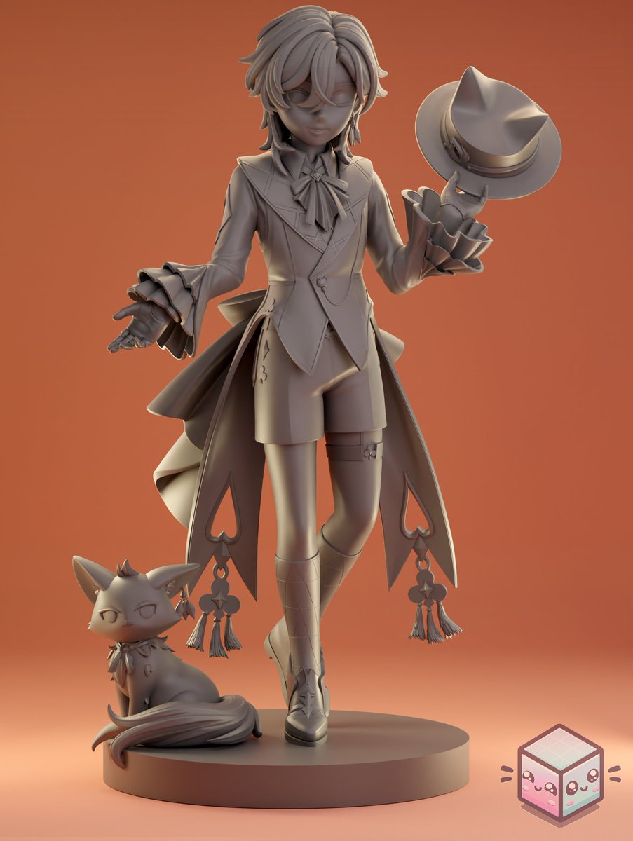 shy3d_chibi's tweet photo. Didn't think I'd take so long cutting it — but here it is!
\(^ヮ^)/
#Aventurine #HSRAventurine #HonkaiStarRail #HSR #HSRCharacters #hoyovers #cute #figurine #3dboy #3dmodel #Akavasha #zbrush #3dart #3dcharacter #cutls3d #3dprint #sculpture #zbrush #cat #chibi #blender #RENDER https://t.co/oREtmvEz3n
