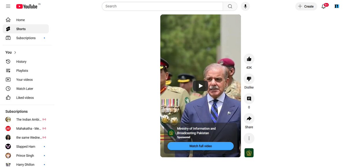 LocalPressIn's tweet photo. Here is a screenshot of the sponsored Ad @PMOIndia @MIB_India @YouTubeIndia https://t.co/IkjS6aX1Xl