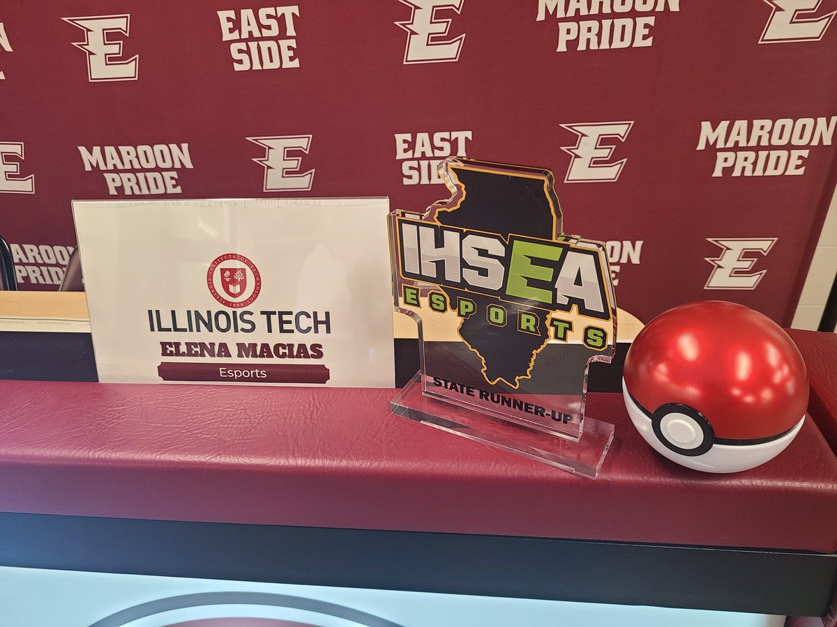 ESPORTS_EHS's tweet photo. Congratulations, Elena Macias, who committed to attending #illinoistech #iit to pursue a career in #architecture and play #PokemonUNITE and #broadcast for their #esports team!  

Elena received over $233,000.00 worth of #scholarships over 4 years!  

#signingday #signingday2025✍️ https://t.co/wH0iVr2GGT