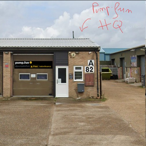 Holy shit! The OG <a href="/pumpdotfun/">pump.fun</a> HQ! $baton
2vdc4owf1MPz54jJCN61y3QSKqjcPpr32wJ9qKkmpump