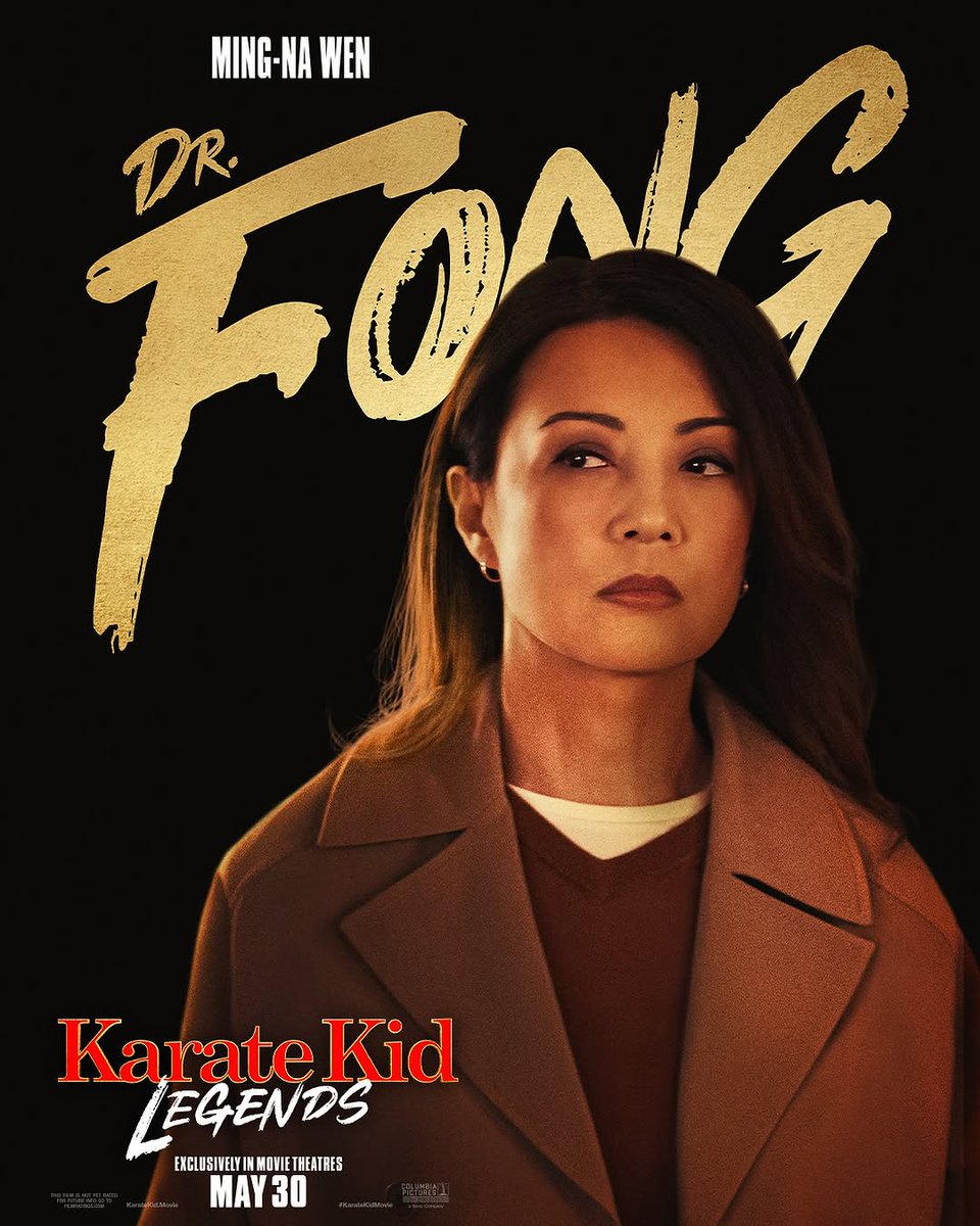 MingNaDaily's tweet photo. #DrFong US and international posters for #KarateKidMovie. 🥋❤️ #MingNaWen https://t.co/aNNO5XCEjV