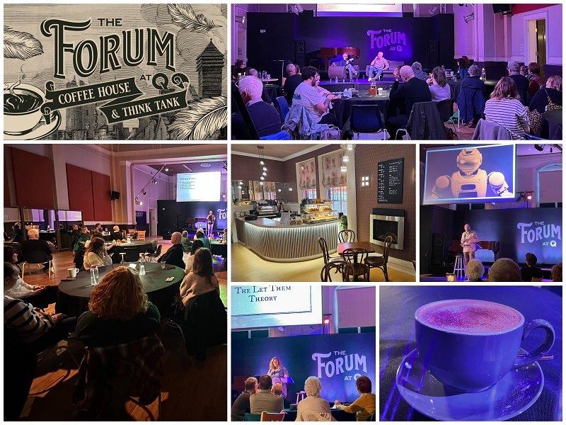 The Forum at Q York <a href="/theforumatq/">The Forum at Q</a> models itself on the Enlightenment coffee house as a place to ‘think, discuss, explore’, and challenge accepted conformity, dogma and the status quo. I interviewed them for Leeds-based <a href="/culturevultures/">Permaculture Vulture</a> blog to find out more shorturl.at/M6IPA