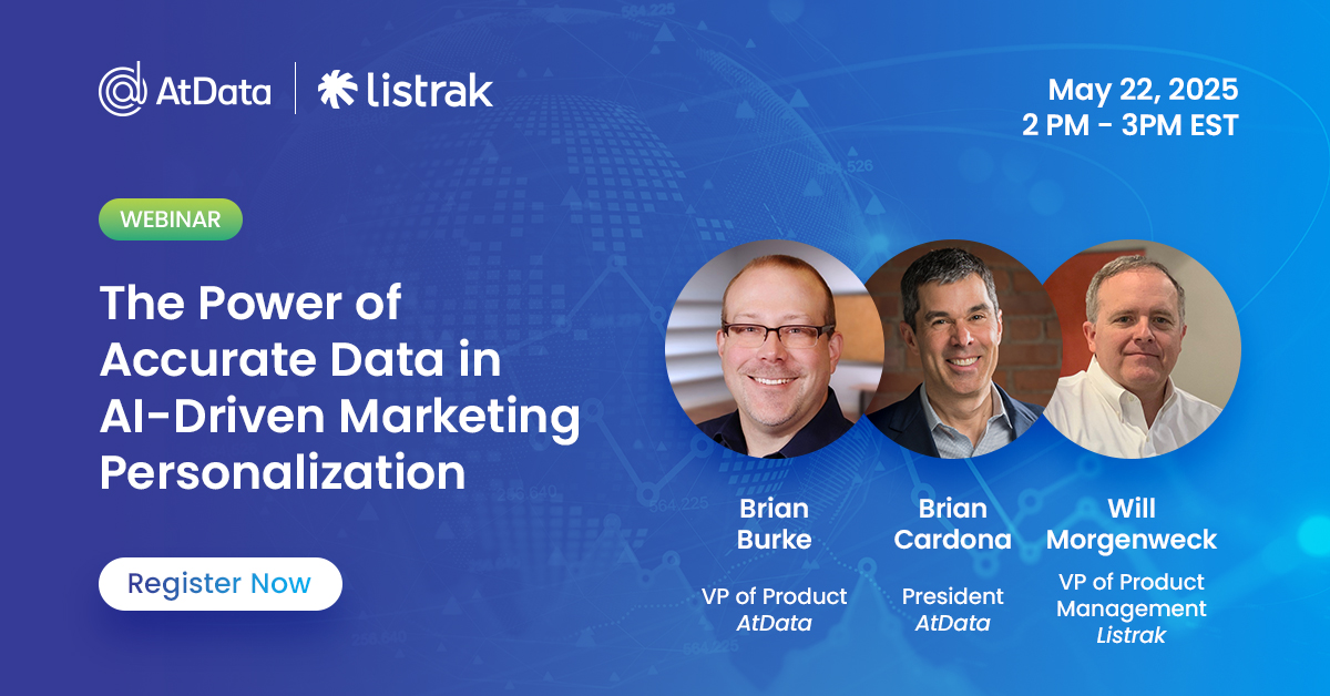 Even the best personalization strategies fail with bad data. Join @AtData and Listrak on May 22 @ 2PM EST to learn how clean, enriched data powers better marketing.

Register here:👉 ow.ly/vEog50VTtoT

#Listrak #AtData #Webinar #DataQuality #Segmentation #Personalization