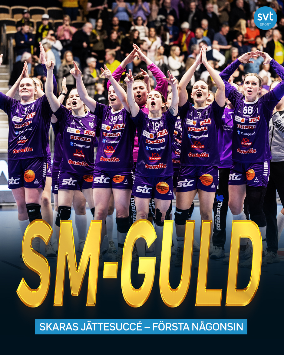 Skara tog sitt första SM-guld – besegrade Sävehof i finalen 🏆

Läs mer här: svt.se/sport/handboll…
