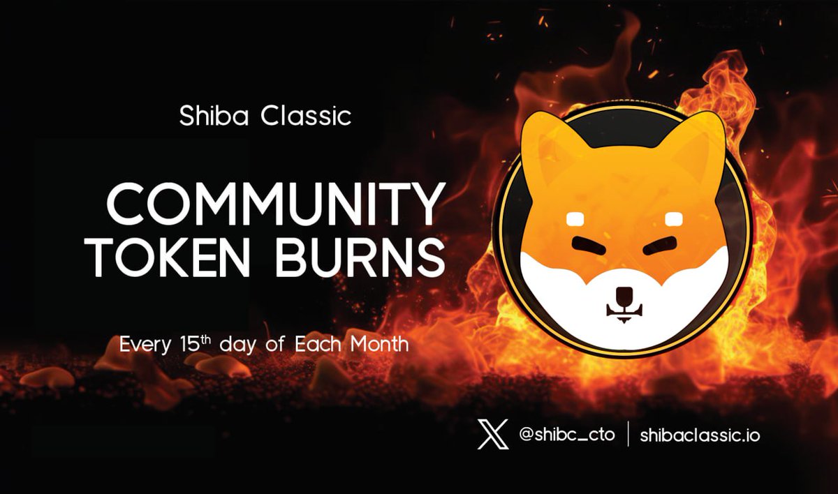 🔥 Another 80B $SHIBC Burned! 🔥

The fire keeps rising – we just burned 80,000,000,000 $SHIBC more! 💥🔥
Together, we’re reducing supply and increasing strength! 💪🐕
🔗 TX: etherscan.io/tx/0xa1a40037b…

#SHIBC #ShibaClassic #BurnEvent