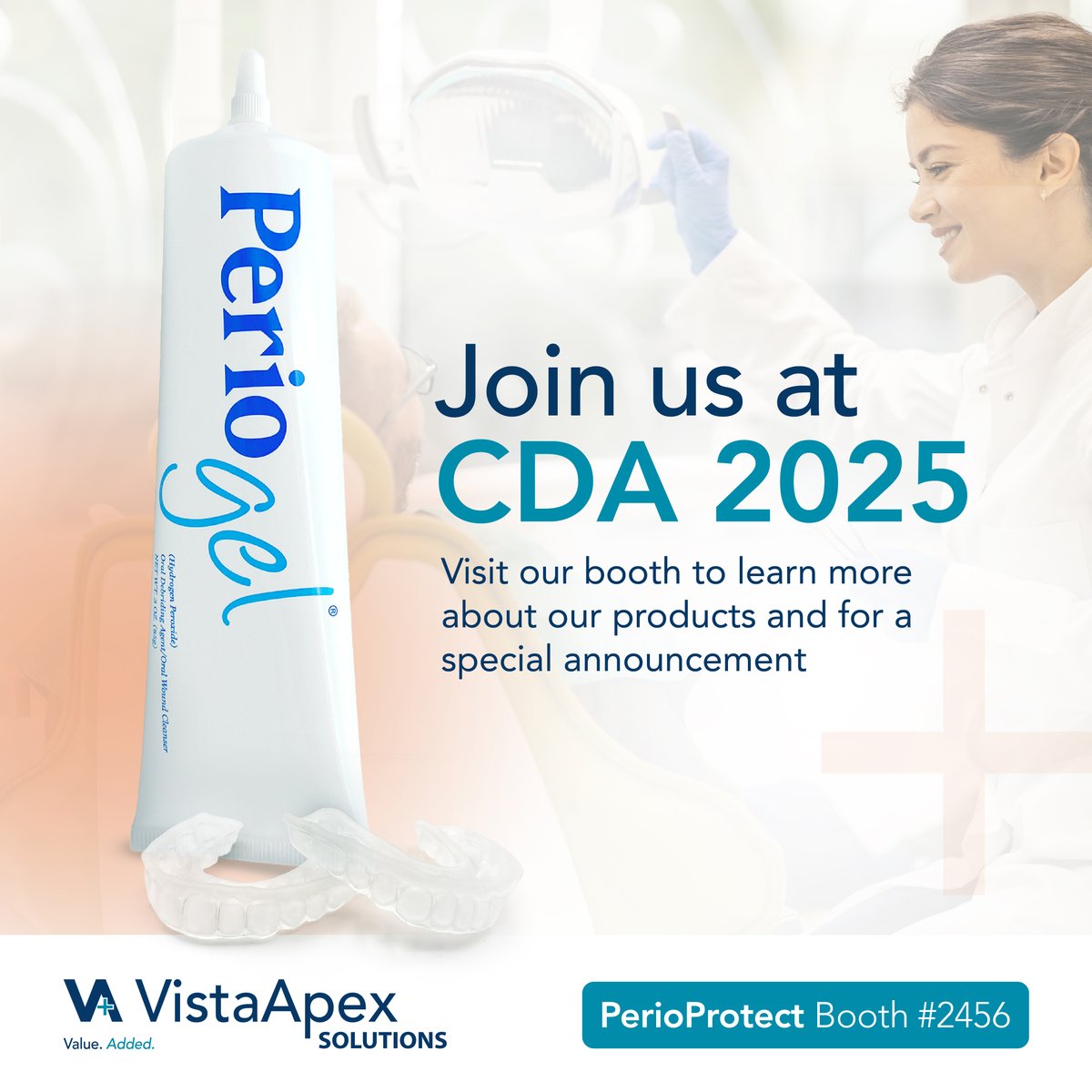 VistaApex Solutions has officially brought PerioSciences® into the fold—joining forces with PerioProtect® under one powerful platform for healthier gums and a proactive approach to oral care.

💥 Learn what this means for your practice—and your patients.
📍 Booth #2456