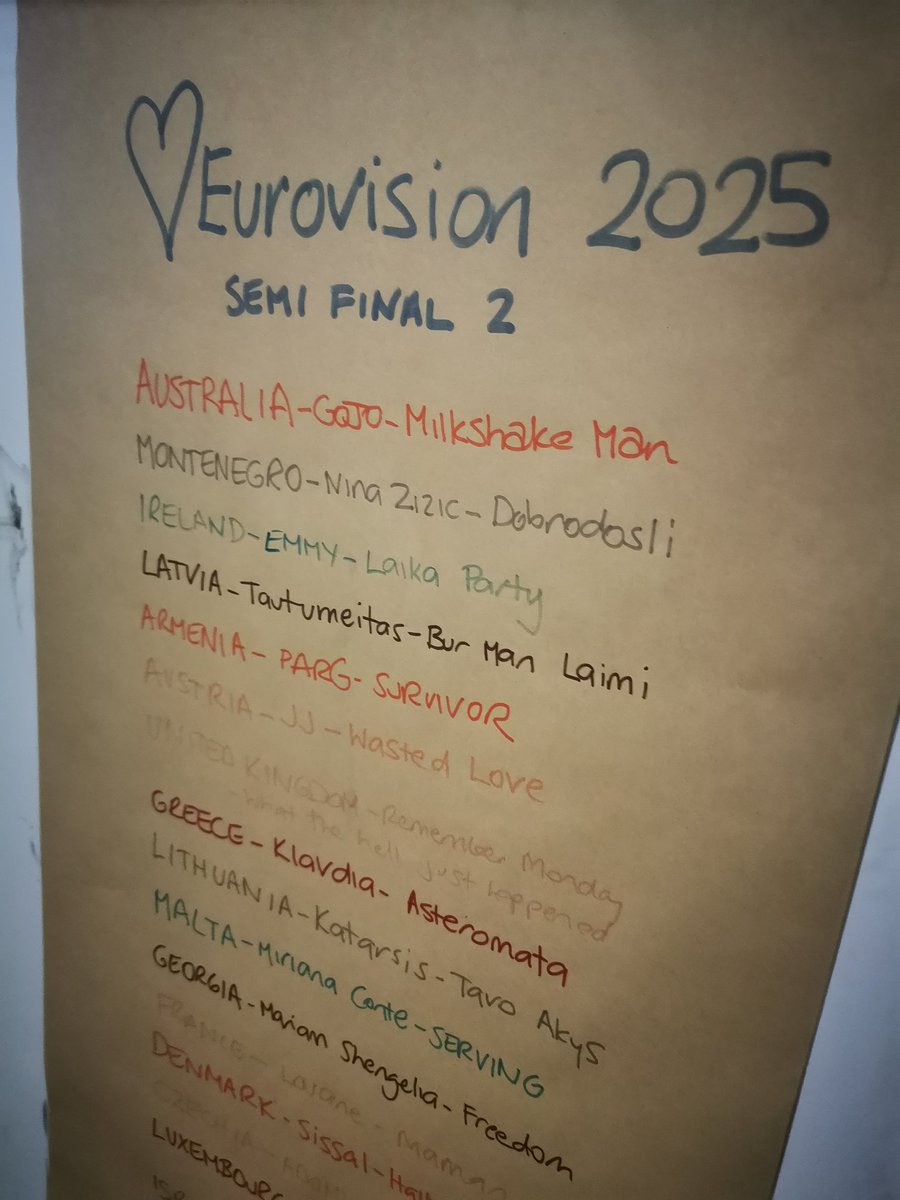 peree23's tweet photo. Good morning Australia! #sbseurovision
#Eurovision2025 https://t.co/8hQ41KPiys