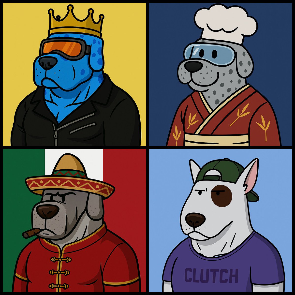 Clutch Puppies public mint is live! 

2222 NFTs.
40 $APE each.
On <a href="/apecoin/">ApeCoin</a>
Minting via <a href="/MagicEden/">Magic Eden 🪄</a>

Link below 👇 

magiceden.io/launchpad/apec…