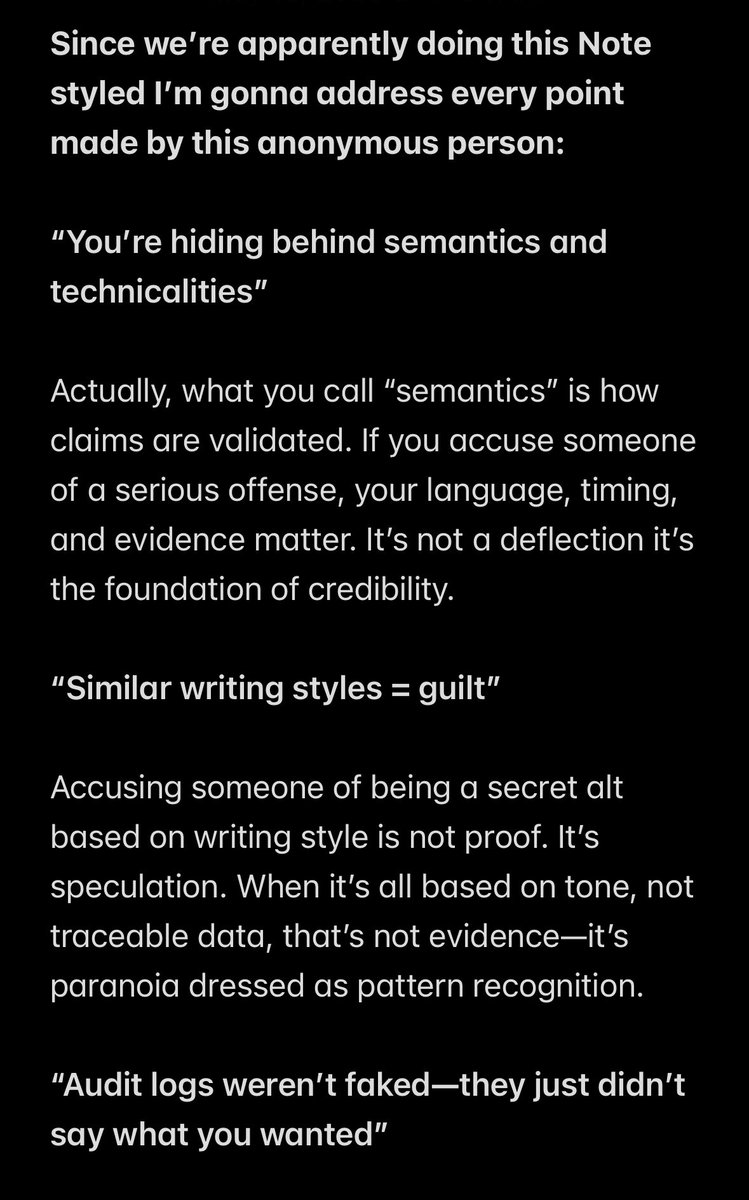 CrowleyGOI's tweet photo. Here’s a response to @ThiefOfADHD recent post of an anon who wanted to make a statement about me. 

Im responding to all the ‘points’ made . I will be linking the actual post  blow. 🧵 https://t.co/IrAV6jB3cz
