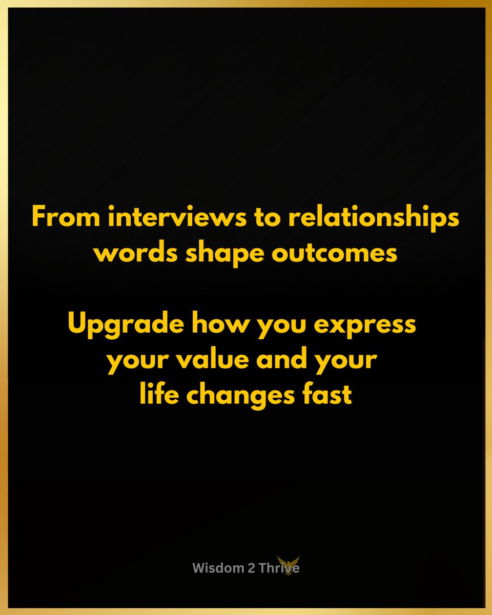 Wisdom2Thrive's tweet photo. The most underrated skill behind every win? Expressing yourself. 🗣️📈

Ideas die in silence.
Opportunities pass when you hold back.
Whether it's pitching, connecting, or leading—your voice is your power.
You don’t get what you deserve, you get what you can clearly communicate https://t.co/tNydcGRoWh
