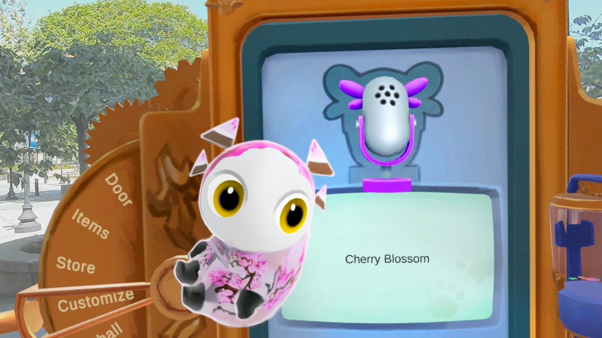 Make YOUR Dot one-of-a-kind! 🎨 With the new Gen AI customizer in Hello, Dot, just describe a look and watch the magic happen! Then, deck them out with adorable outfits &amp; fun items from the shop. Show us your Dot's style!

Available: meta.com/experiences/he…
