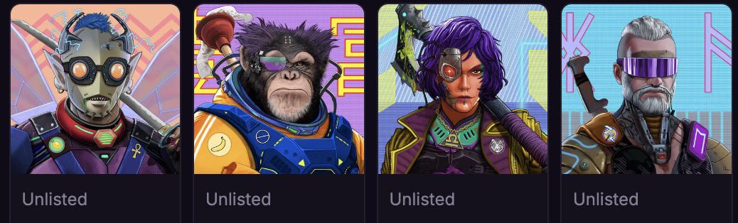 Minted these amazing <a href="/TheForsaken1s/">The Forsaken Ones</a>  #NFTs  
<a href="/pablo_olivera/">PΛBLO OLIVERΛ</a> work is so detailed and well worth the wait. <a href="/GeneticChain/">Genetic Chain</a> <a href="/Abstract_Eco/">Abstract Ecosystem</a>