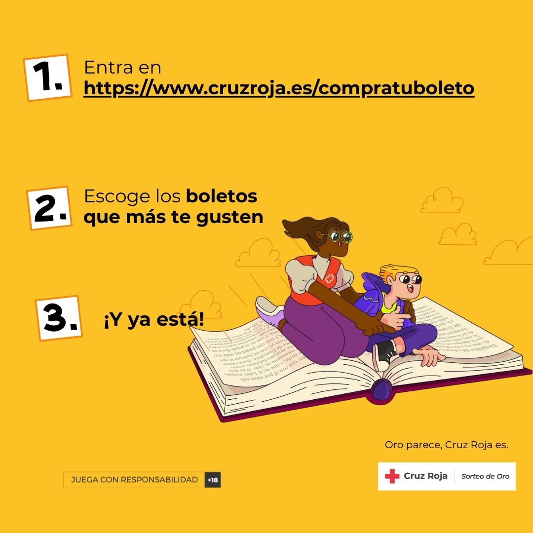¡En breve estará aquí el Sorteo de Oro de Cruz Roja! El sorteo más solidario donde cada boleto es una oportunidad para cambiar vidas. ¡Muy pronto te contaremos más!
¡Compra tus boletos aquí! 
ow.ly/GScF50VTtmC