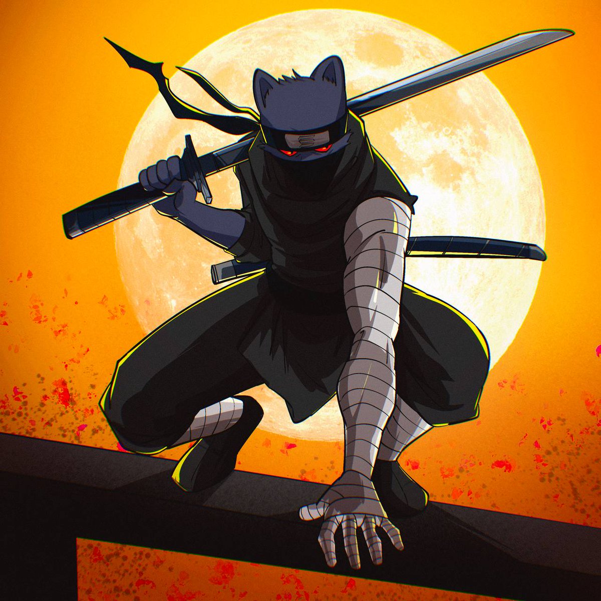 SolNinjaCatSol's tweet photo. 🔥HOT OFF THE PRESS!!!!👀

New Art Piece just got presented in the 🥷🐈‍⬛ Dojo today !!!

Fitting as the market is HEATING up !!!

🔥🔥🔥 https://t.co/ctTmLLzvSd