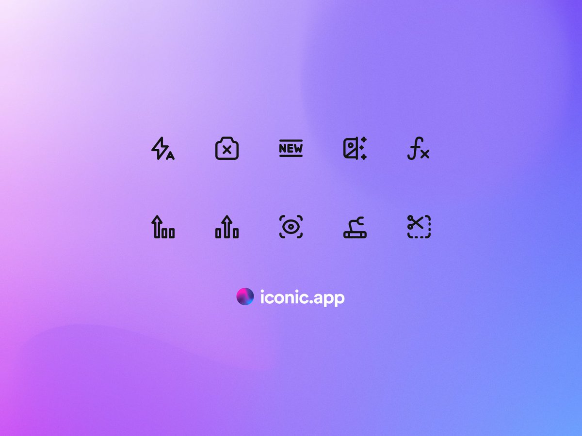 But thats not all! We dropped 10 new icons for you as well.

Get them at iconic.app today!