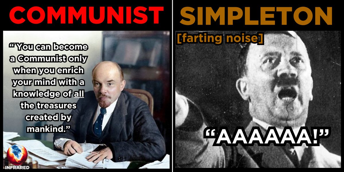 Fascism is the hissy-fit of liberalism in crisis.

Communism advances humanity to the next stage of history.