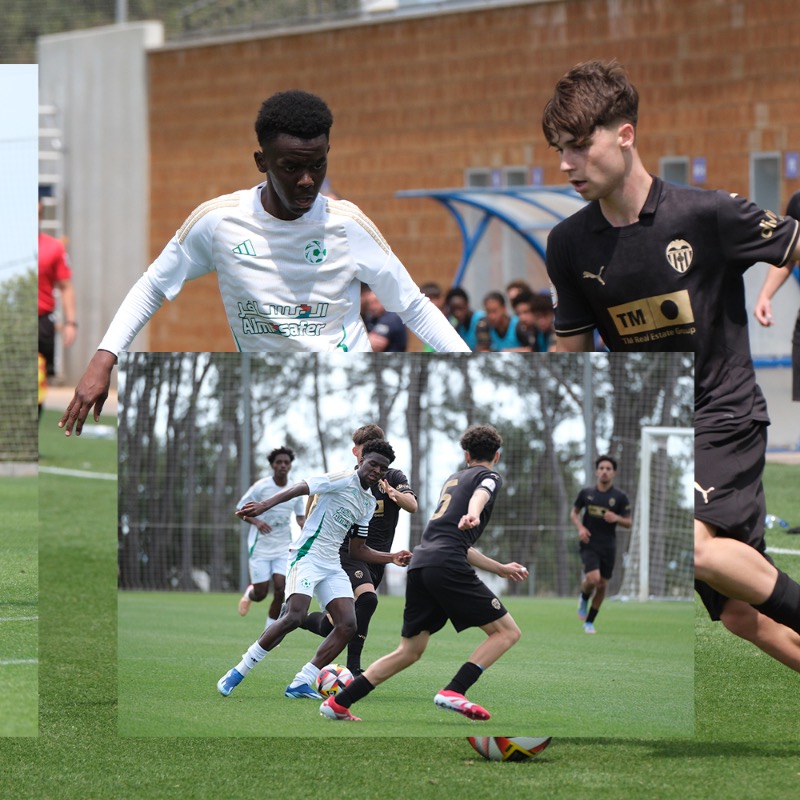 SSDFT_EN's tweet photo. 📸 𝐌𝐀𝐓𝐂𝐇 𝐆𝐀𝐋𝐋𝐄𝐑𝐘 | Future Falcons 🆚 @valenciacf_en

#SaudiFutureFalcons 🇸🇦⚽