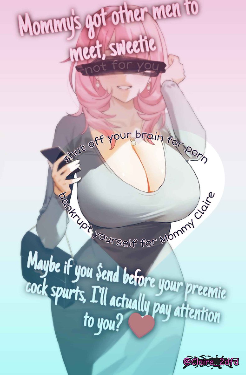 Claire_2dfd's tweet photo. "Oh, mommy, I haven't seen you for a while! Um.... Are you listening?"
#QoS #BNWO #findomme #2dfd #Blackededit https://t.co/HhxArSDMCJ