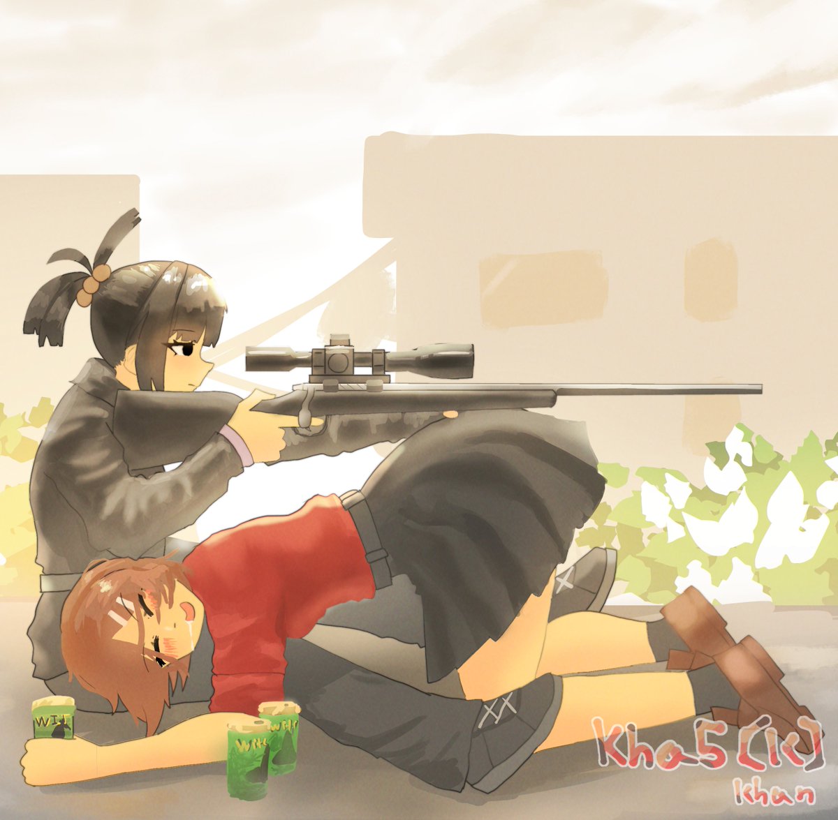Khan66731's tweet photo. Unusual shooting position
#mayhemart #blooddebt #playblooddebt https://t.co/zmIJW4kpKg