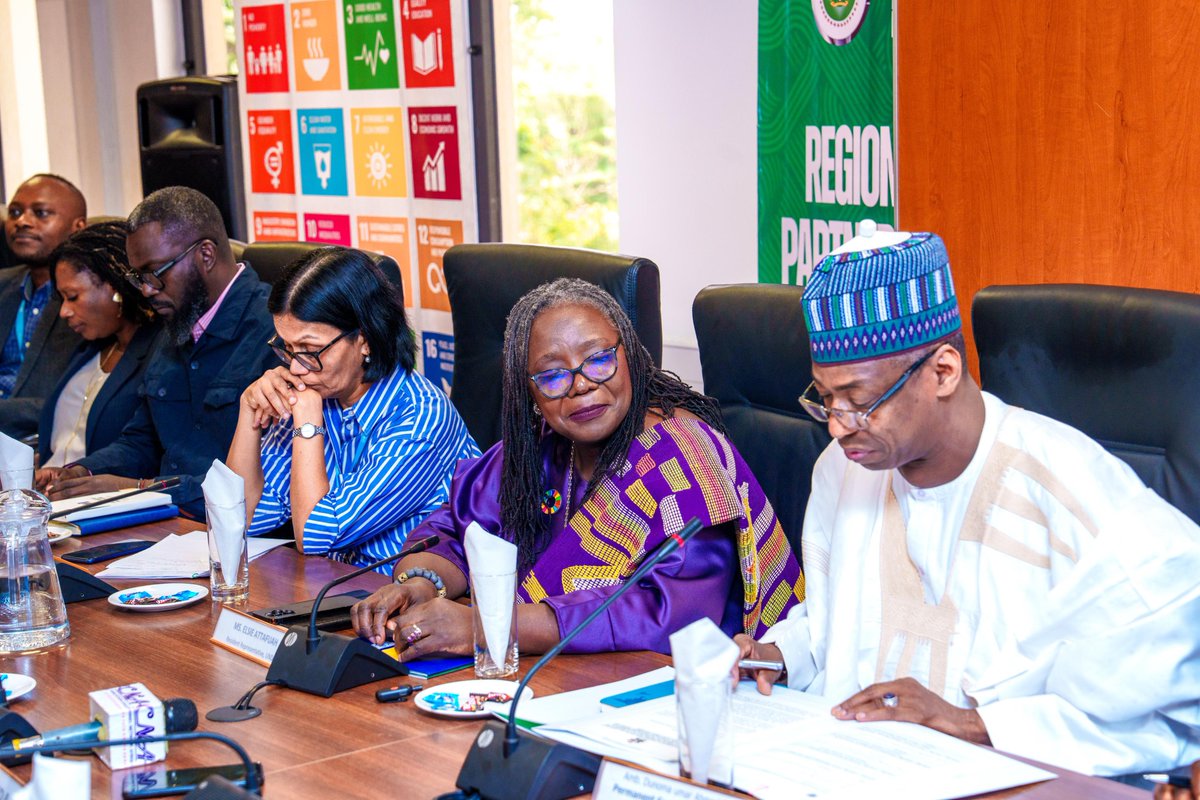 UNDPNigeria's tweet photo. Today, the #RPD dialogue convened Development Partners on our shared vision for democracy in #WestAfrica.
Discussions focused on African-led solutions that reflect the region’s aspirations. Together, we're charting a bold course for democratic renewal.
#RPDProgramme https://t.co/Zfp4Pttq0w
