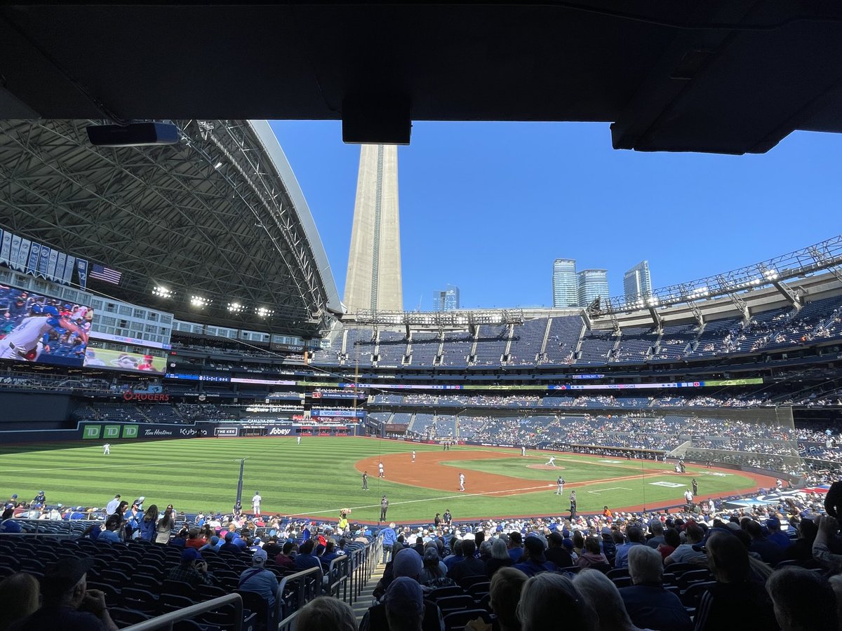 <a href="/Centre55/">Community Centre 55</a> #MembersTrip to the Jays game this afternoon - first dome open day of the season! Great friends, great community!