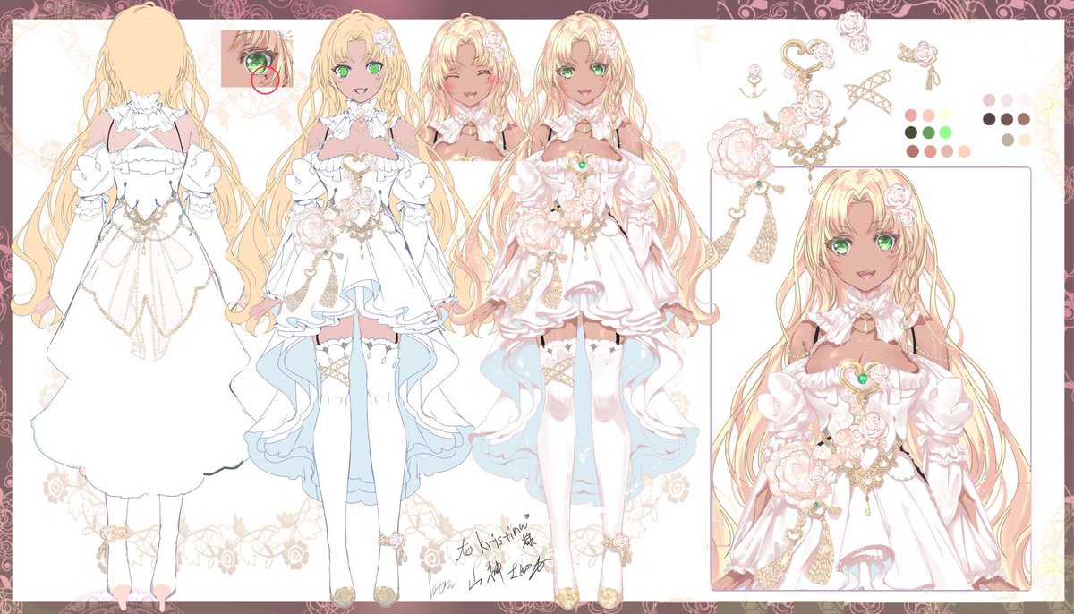 kwistinas's tweet photo. My design is FAR too perfect to get ghosted by artists the way I do. Is there anything I should consider adding? Is this something that’s too good to remove from my vtuber design? 🥹 Help! https://t.co/r2xPwF5jiM