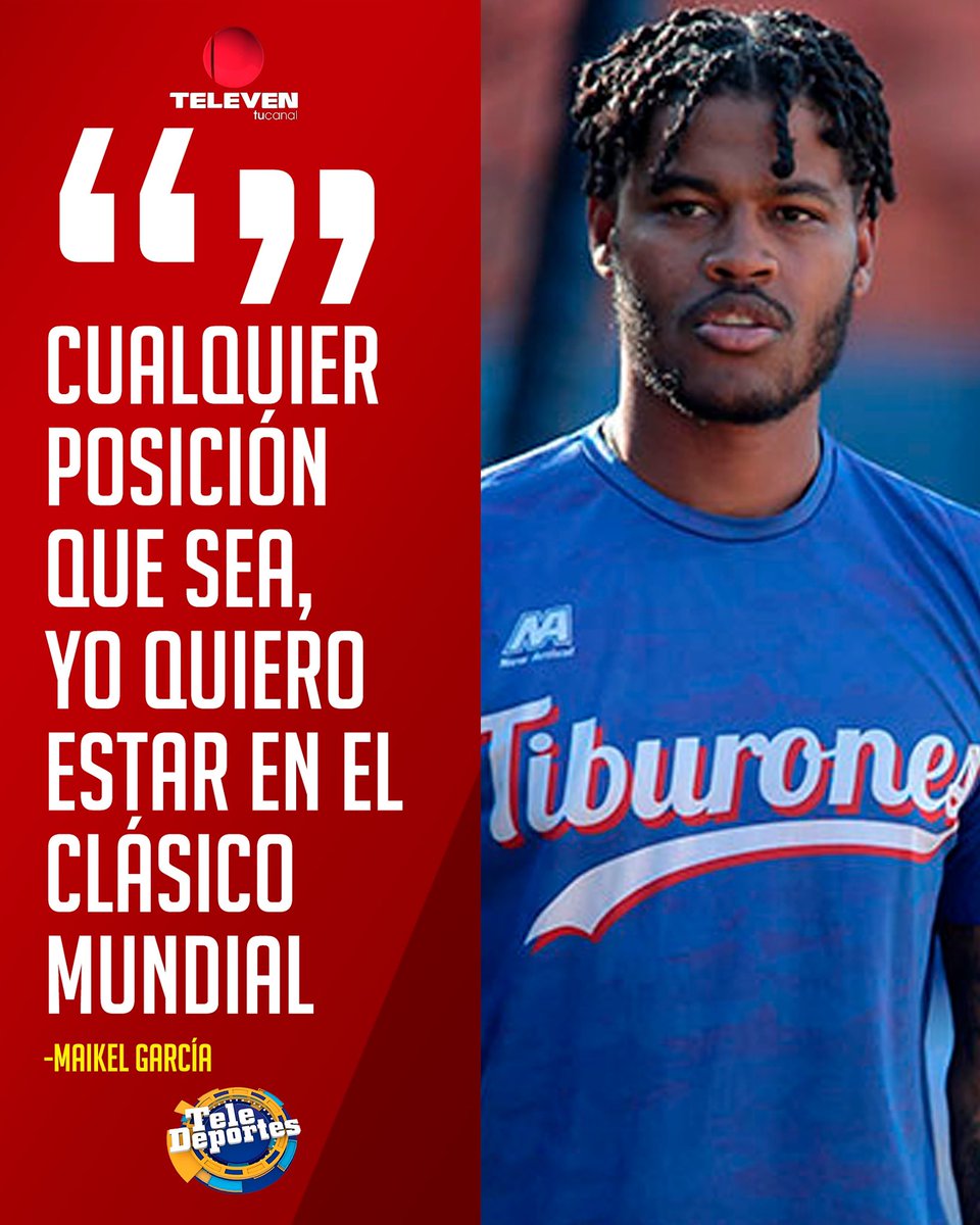 ¡𝗠𝗔𝗜𝗞𝗘𝗟 𝗤𝗨𝗜𝗘𝗥𝗘 𝗝𝗨𝗚𝗔𝗥 𝗘𝗟 𝗖𝗟𝗔́𝗦𝗜𝗖𝗢! 🇻🇪🔥

👀 “El Barrendero” habló sobre la posibilidad de representar a Venezuela en el próximo Clásico Mundial.

💬 Si fueras Omar López, ¿lo llamarías? #TeledeportesTeleven