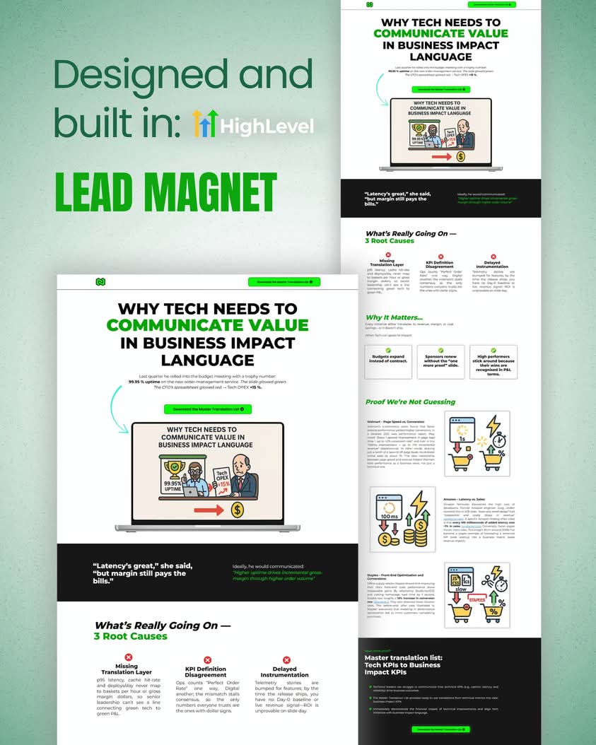 From Client's Google Doc content to a clean look landing page design,  done!