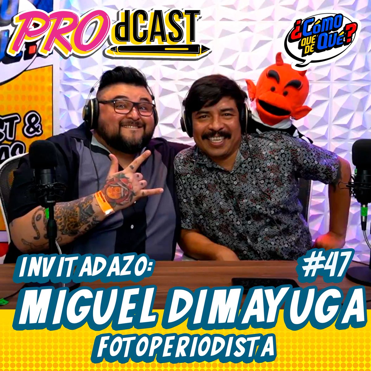ComoQueDeQue's tweet image. YA EN LÍNEA un NUEVO episodio del #PROdcast con un imvitadazo PREMIO NACIONAL DE PERIODISMO 😎👉🏻 youtu.be/BQyRH7BWwI8?si…