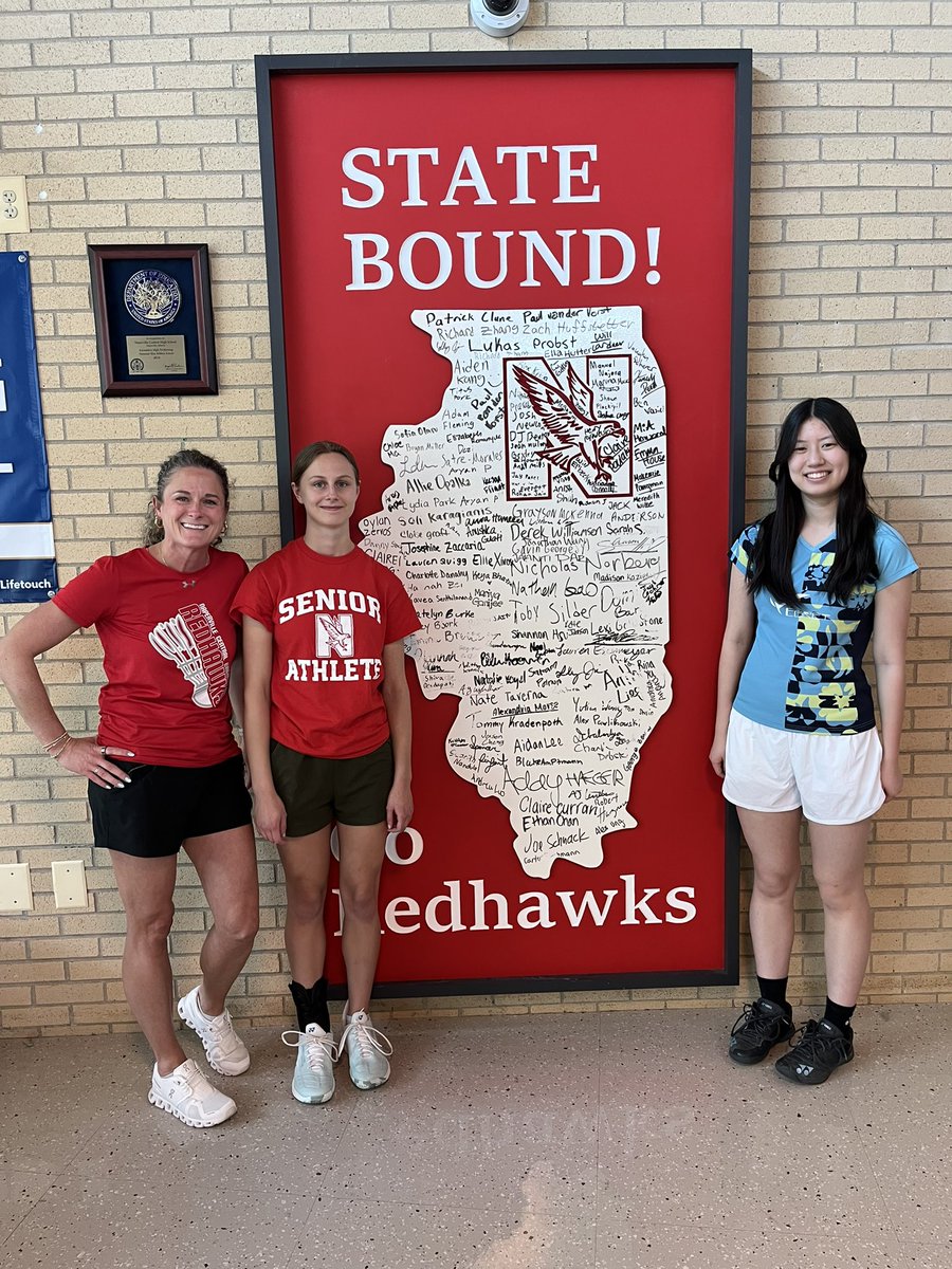 NCHS Athletics (@nchsredhawks) on Twitter photo State qualifiers in Badminton! Headed to DeKalb tomorrow for state! <a href="/NCHSOFFICIAL/">Naperville Central</a> <a href="/JThornton_NCHS/">Jackie Thornton</a> <a href="/jplackettNCHS/">Jeff Plackett</a> State qualifiers in Badminton! Headed to DeKalb tomorrow for state! <a href="/NCHSOFFICIAL/">Naperville Central</a> <a href="/JThornton_NCHS/">Jackie Thornton</a> <a href="/jplackettNCHS/">Jeff Plackett</a>
