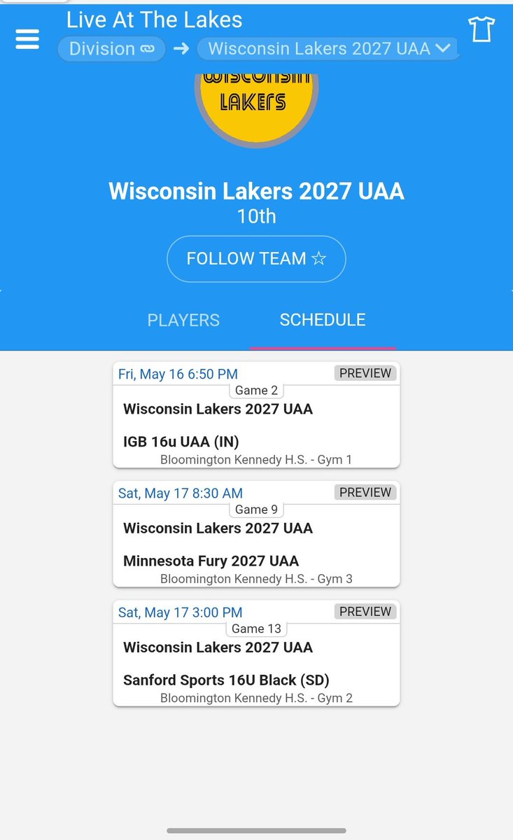 Updated schedule for Friday and Saturday at Live at the Lakes in Minnesota