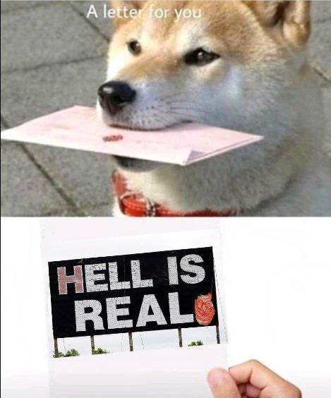 We hope this message does NOT find you well.

See you in Hell, Columbus.