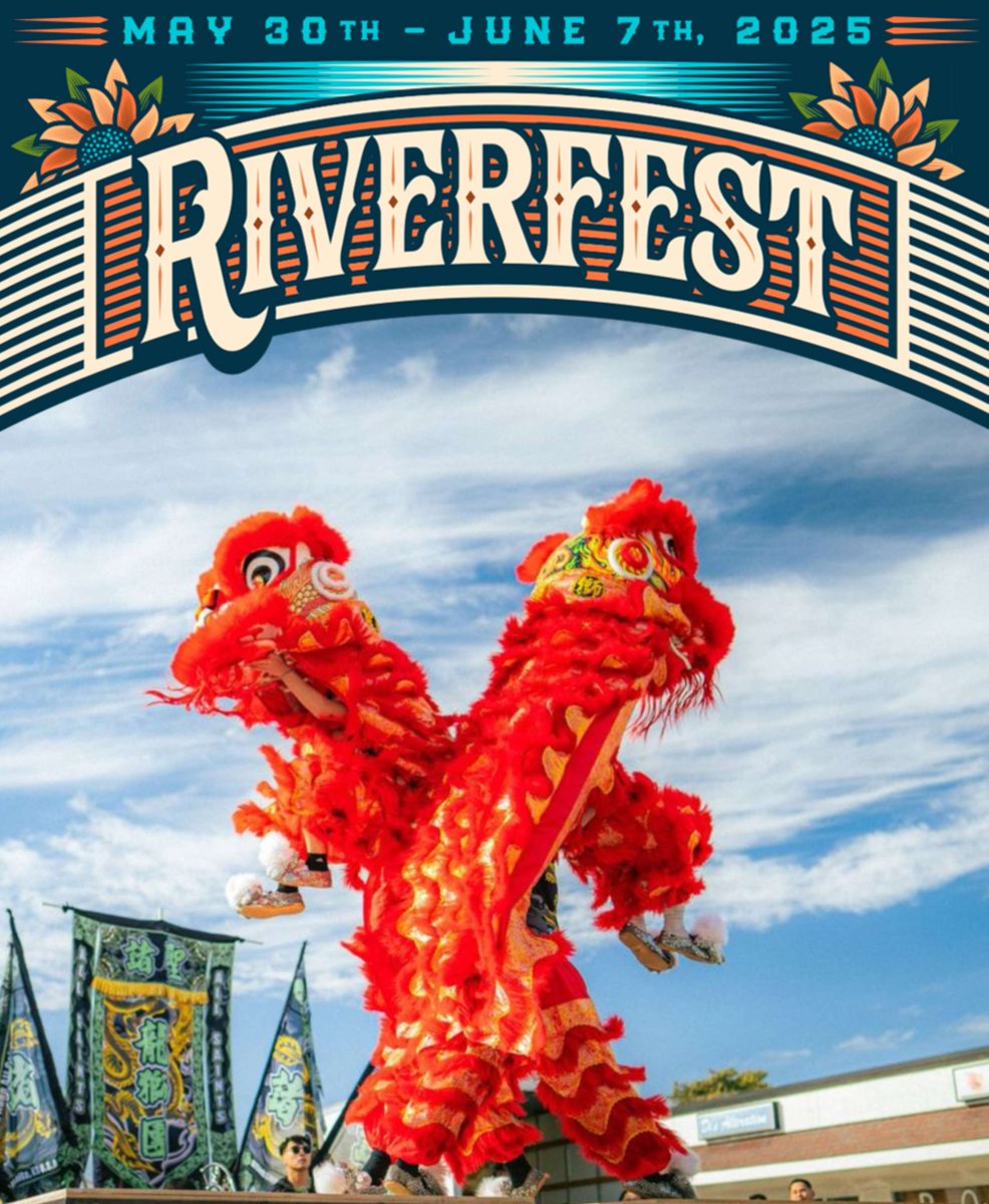 Sunday June 1 at 5pm, the All Saints Dragon and Lion Dance Team will wow you with a performance on Kennedy Plaza!

For more information visit wichitariverfest.com/event/all-sain…