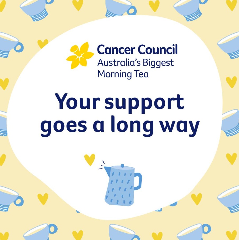 Cancer Voices NSW (@cancervoicesnsw) on Twitter photo Almost 1 in 2 Aussies will face cancer before 85. Help fund life-saving research & support services.
Get involved: tinyurl.com/6uws422z
Register: tinyurl.com/yey3cs47
📸 <a href="/CCNewSouthWales/">Cancer Council NSW</a>
#CancerVoicesNSW #BiggestMorningTea Almost 1 in 2 Aussies will face cancer before 85. Help fund life-saving research & support services.
Get involved: tinyurl.com/6uws422z
Register: tinyurl.com/yey3cs47
📸 <a href="/CCNewSouthWales/">Cancer Council NSW</a>
#CancerVoicesNSW #BiggestMorningTea