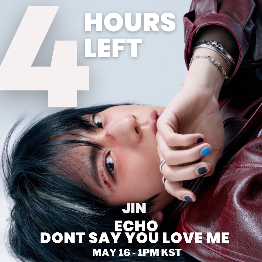 Jin JIN ECHO Don't Say You Love Me Tシャツ L Releases Second Solo