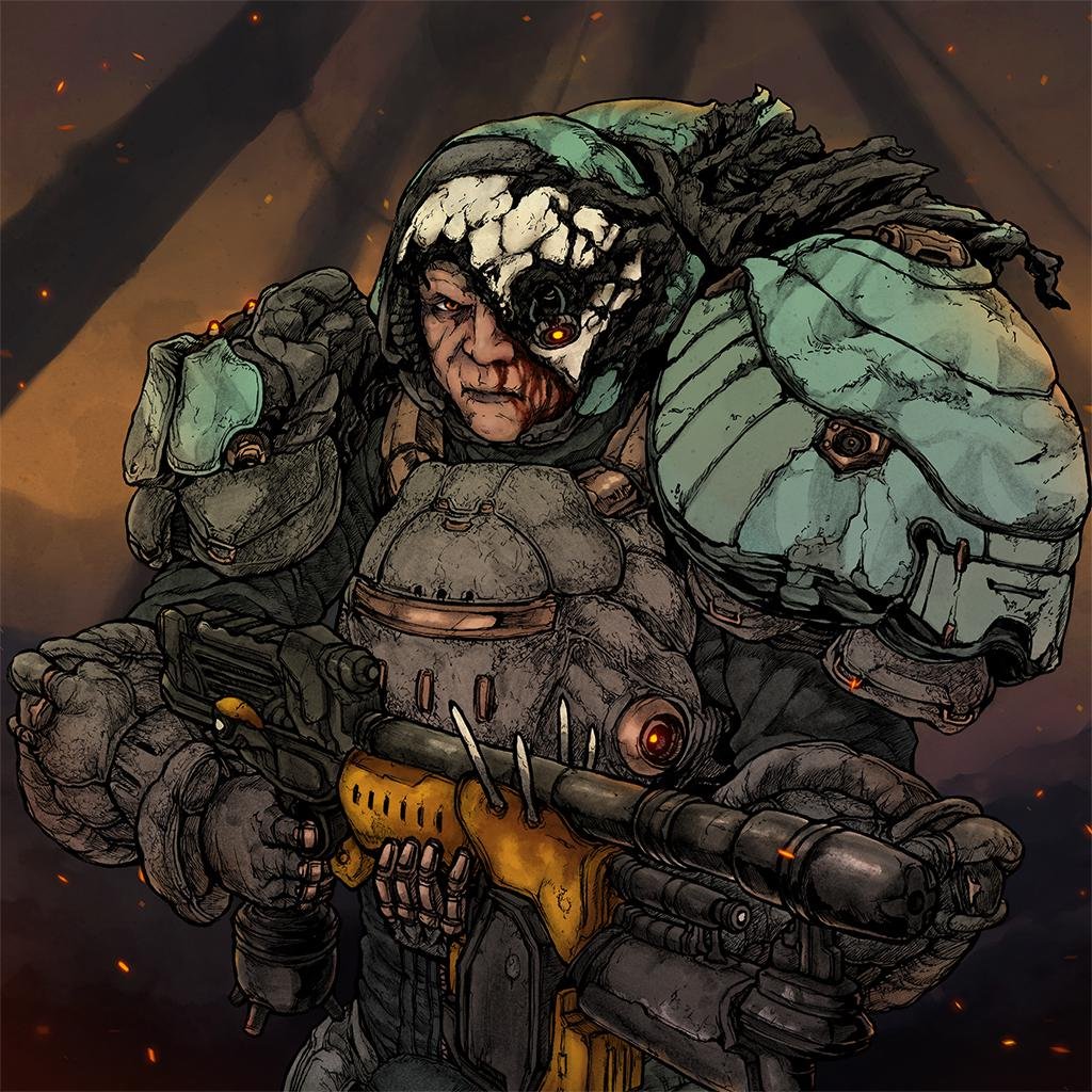 AlohaFerret's tweet photo. I'm gonna say it Kahl's Garrison in Veilbreaker in Warframe is fun as hell and i'm tired of pretending it isn't. Seeing Kahl slowly grow this family and be so loyal to his brothers is heartwarming asf. Might also be that I just love Kahl. #Kahl #Warframe https://t.co/zuUrPHA5qp