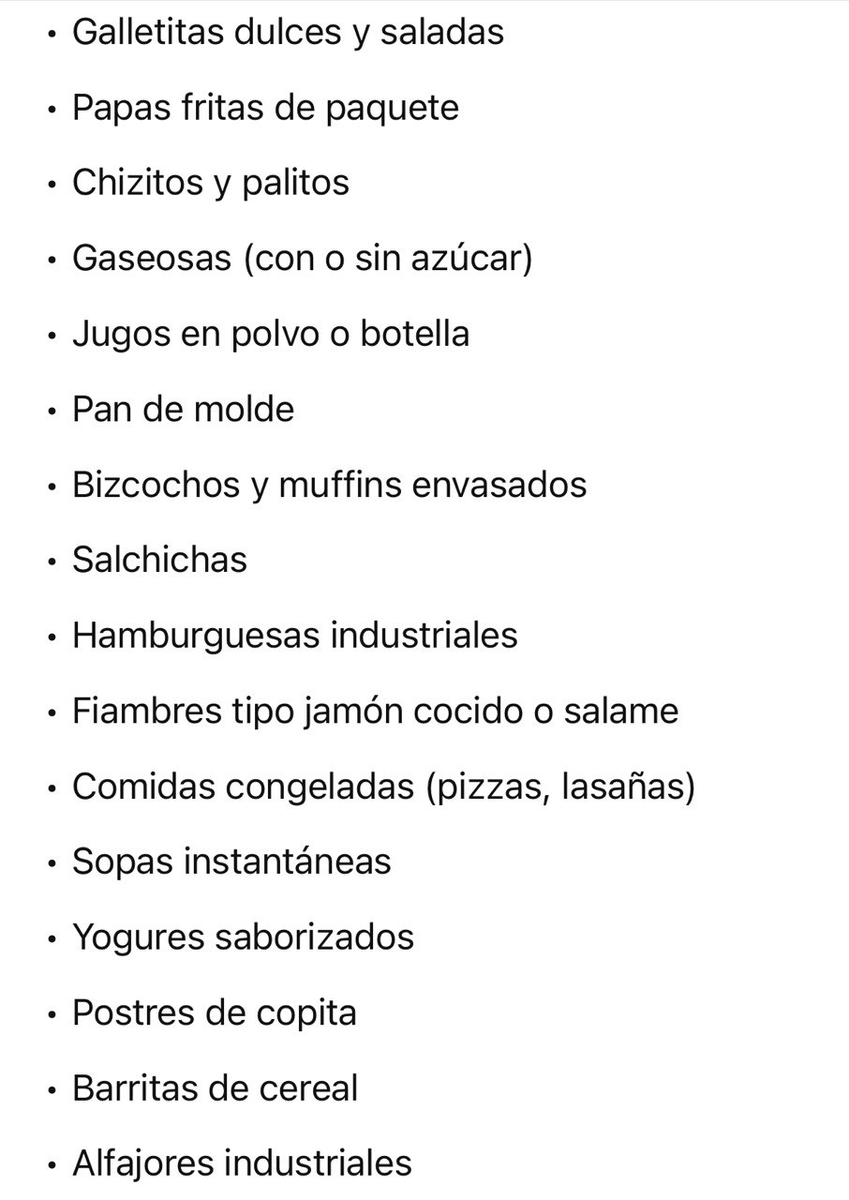 Mi mujer y yo somos médicos y tomamos la decisión de que en esta casa no se come nada ultraprocesado.
Ojo que no somos veganos ni nada, simplemente leemos literatura médica donde está detallado todo el daño que hacen los alimentos ultraprocesados, desde cáncer hasta Alzheimer.