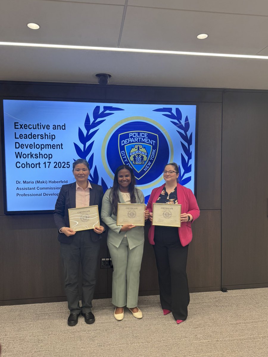NYPD_PRODEV's tweet photo. Congratulations Cohort 17 of our Executive Leadership Development Workshop on completion of your presentations today, Best of Luck! https://t.co/yDNFUZbNIX