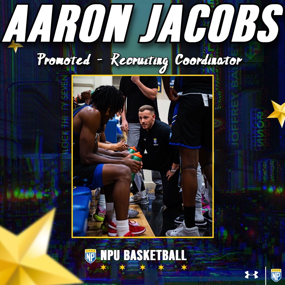 North Park University MBB (@npu_mbb) on Twitter photo 𝗣𝗥𝗢𝗠𝗢𝗧𝗘𝗗‼️
Congratulations to Head Assistant <a href="/CoachAJacobs/">Aaron Jacobs</a> on being promoted to Recruiting Coordinator.
#GoVikes🟡🏀🔵 𝗣𝗥𝗢𝗠𝗢𝗧𝗘𝗗‼️
Congratulations to Head Assistant <a href="/CoachAJacobs/">Aaron Jacobs</a> on being promoted to Recruiting Coordinator.
#GoVikes🟡🏀🔵