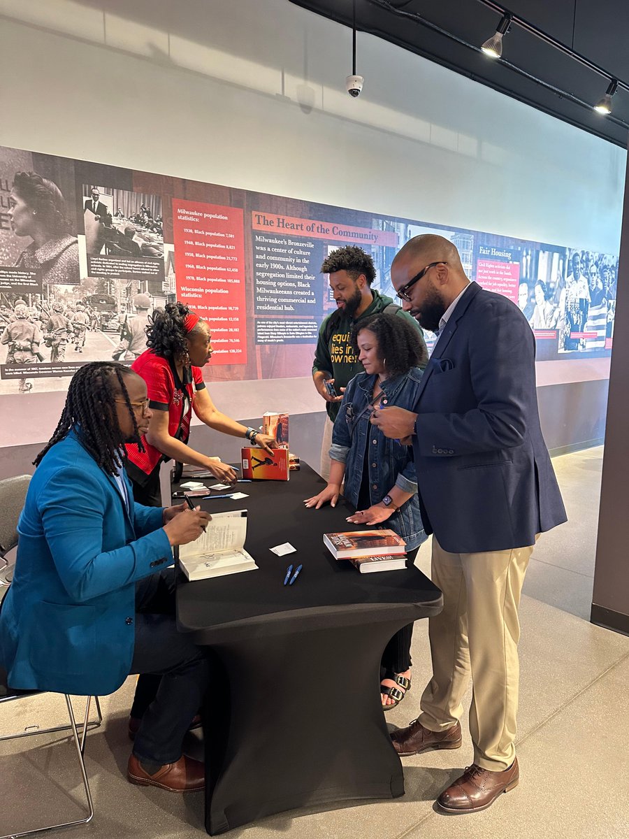 ibramxk's tweet image. It was an honor to present on Malcolm Lives! last night at America’s Black Holocaust Museum in Milwaukee. Much gratitude to Maya Smart for steering our conversation, and to everyone who attended the sold out event. 🙌🏾