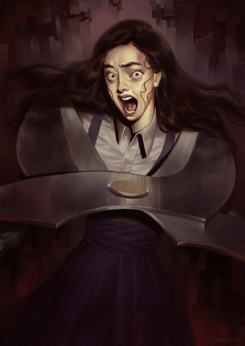 VideoArtGame's tweet image. Official art | Clock Tower

Artist: Mr. Kasuy